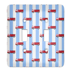 Firetruck Light Switch Cover (2 Toggle Plate)