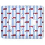 Firetruck Light Switch Cover (3 Toggle Plate)