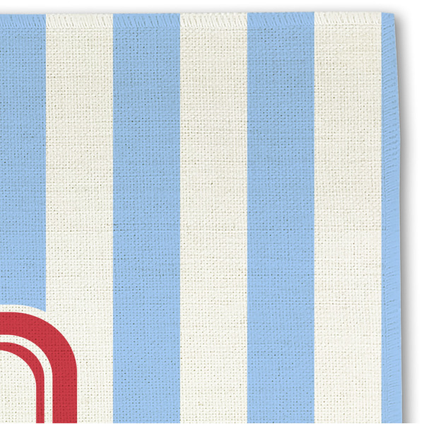 Firetruck Linen Placemat - DETAIL