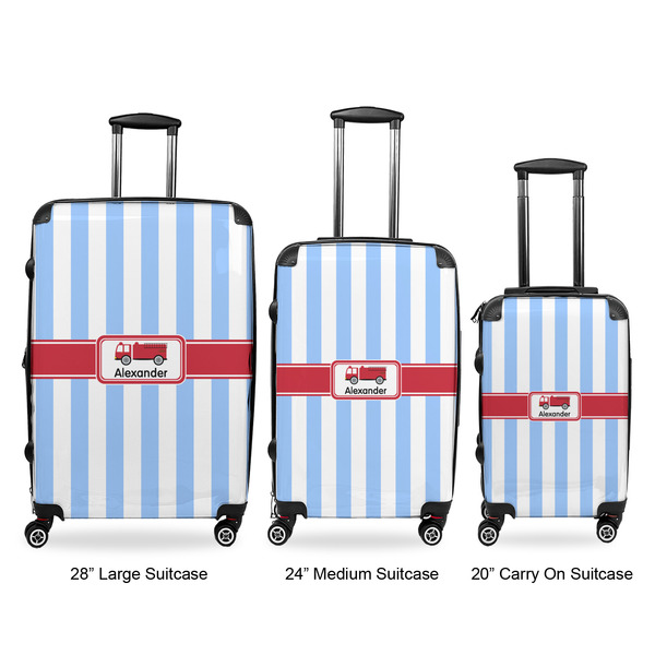 Firetruck Luggage Bags all sizes - With Handle