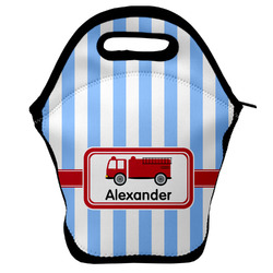 Firetruck Lunch Bag w/ Name or Text