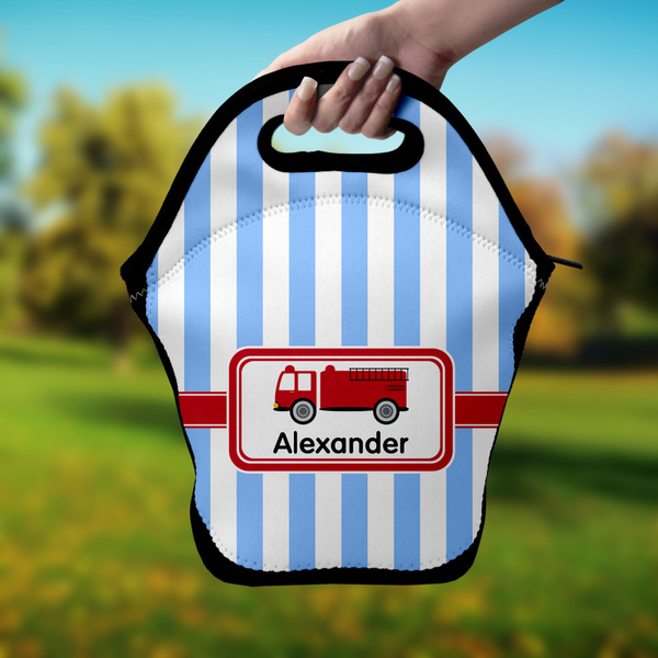 Firetruck Lunch Bag - Hand