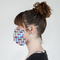 Firetruck Mask - Side View on Girl
