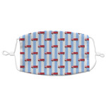 Firetruck Adult Cloth Face Mask - XLarge