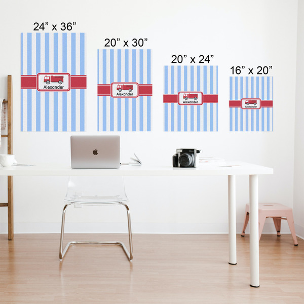 Firetruck Matte Poster - Sizes