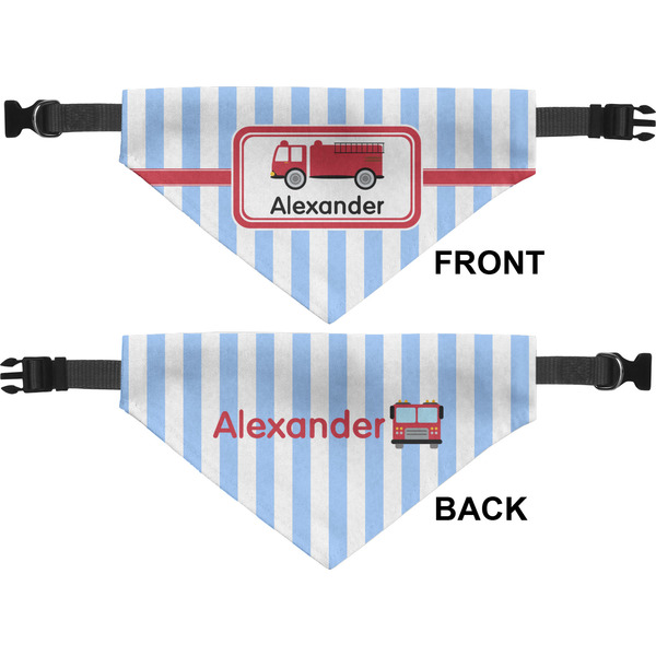 Firetruck Medium Dog Bandana Approval