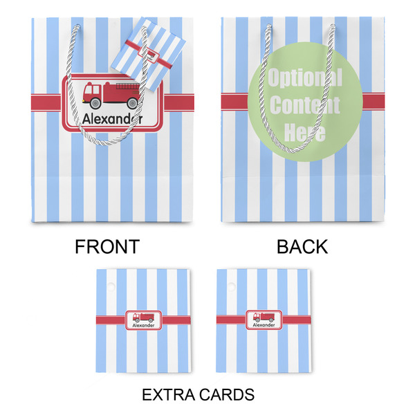 Firetruck Medium Gift Bag - Approval