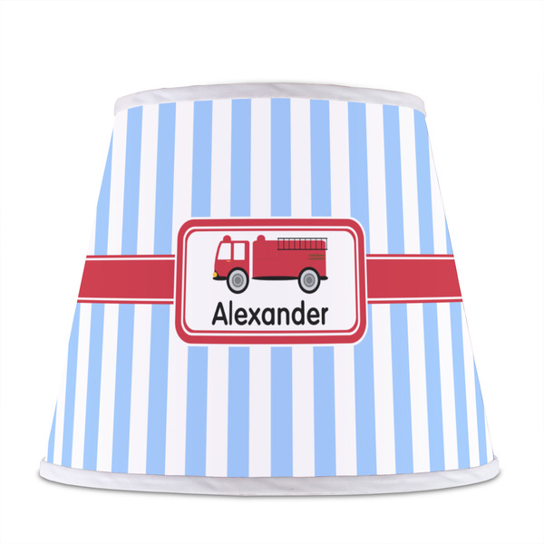 Firetruck Poly Film Empire Lampshade - Front View
