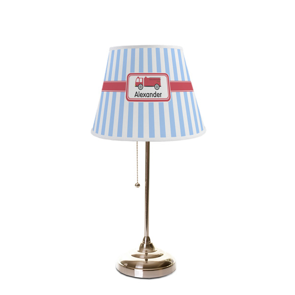 Firetruck Poly Film Empire Lampshade - On Stand