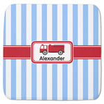 Firetruck Memory Foam Bath Mat - 48"x48" (Personalized)