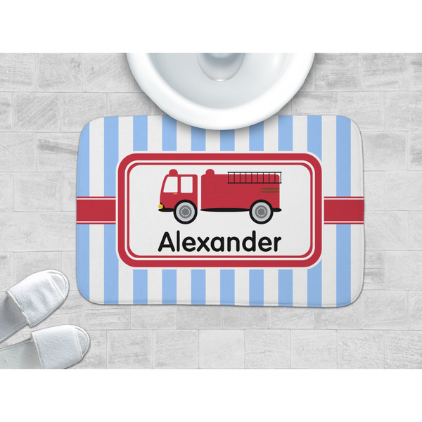 Firetruck Memory Foam Bath Mat - LIFESTYLE 34x21