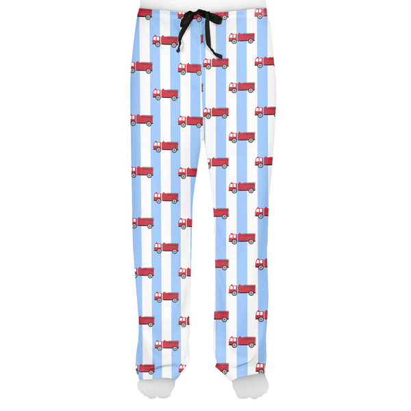 Firetruck Men's Pjs Front - on model