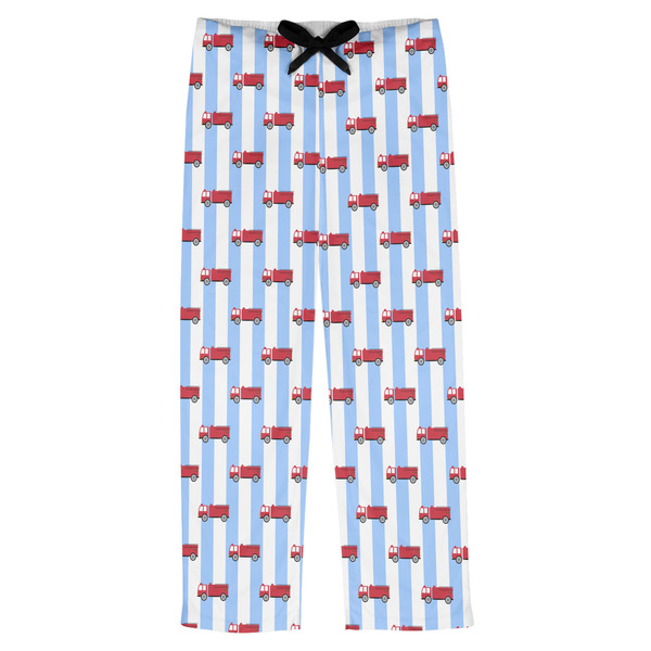 Custom Firetruck Mens Pajama Pants - S