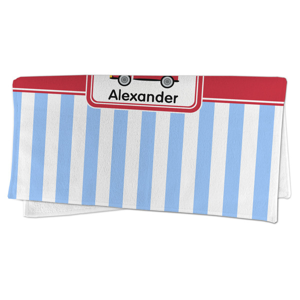 Firetruck Microfiber Dish Rag - FOLDED (half)