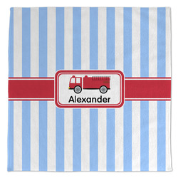 Firetruck Microfiber Dish Towel (Personalized)