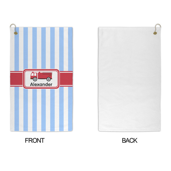 Firetruck Microfiber Golf Towels - APPROVAL
