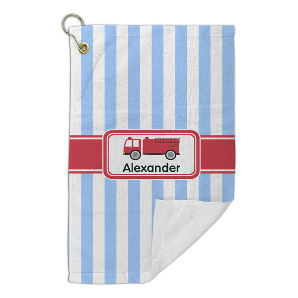 Firetruck Microfiber Golf Towels Small - FRONT FOLDED