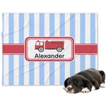 Firetruck Dog Blanket - Large (Personalized)