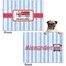 Firetruck Microfleece Dog Blanket - Regular - Front & Back