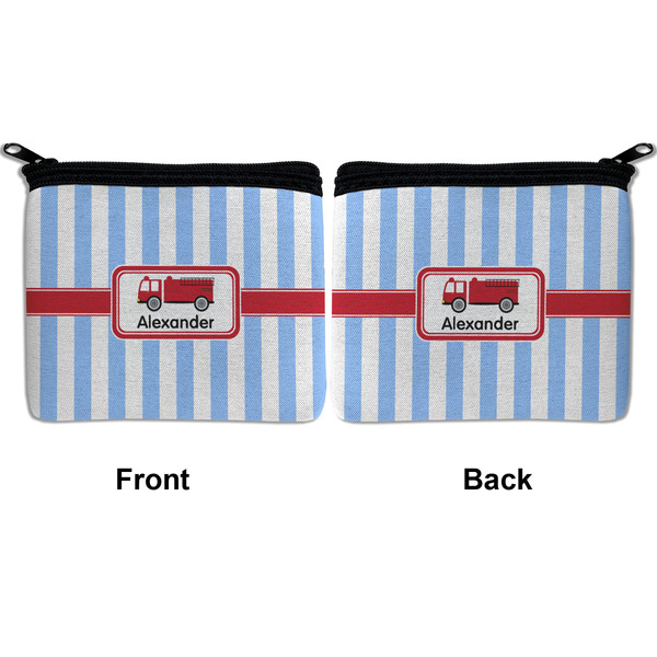 Firetruck Neoprene Coin Purse - Front & Back (APPROVAL)