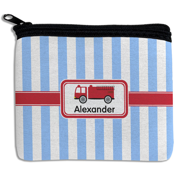 Custom Firetruck Rectangular Coin Purse (Personalized)