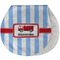 Firetruck Burp Pad - Velour w/ Name or Text