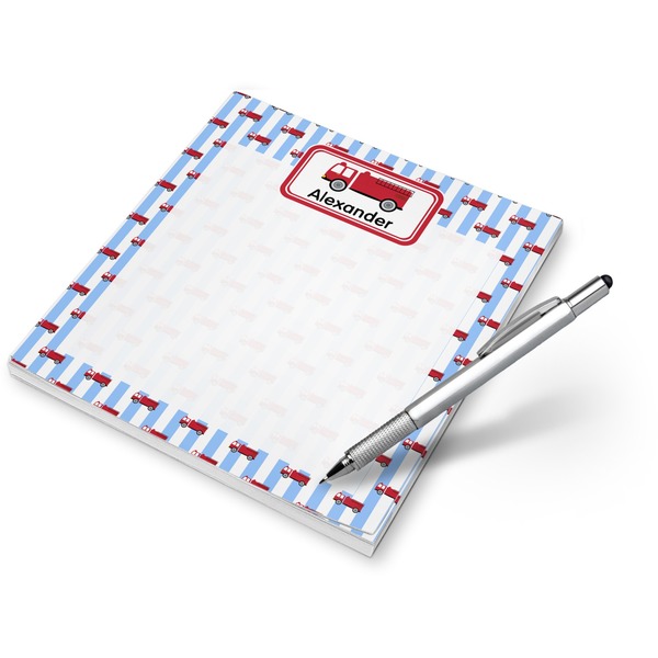 Custom Firetruck Notepad (Personalized)