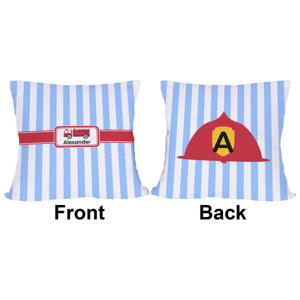 Firetruck Outdoor Pillow - 16x16