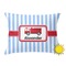 Firetruck Outdoor Throw Pillow (Rectangular) (Personalized)