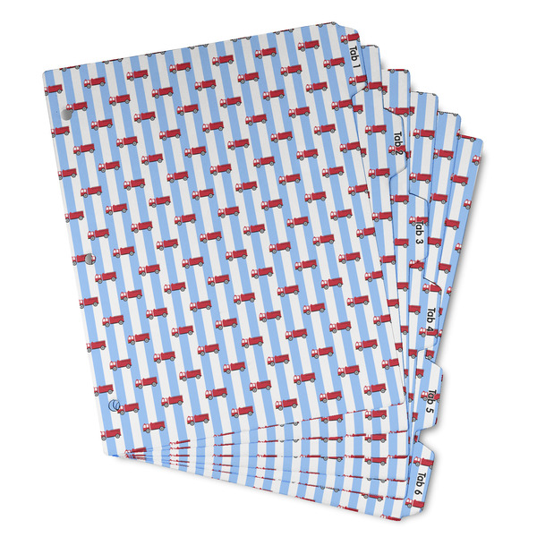 Firetruck Page Dividers - Set of 6 - Main/Front