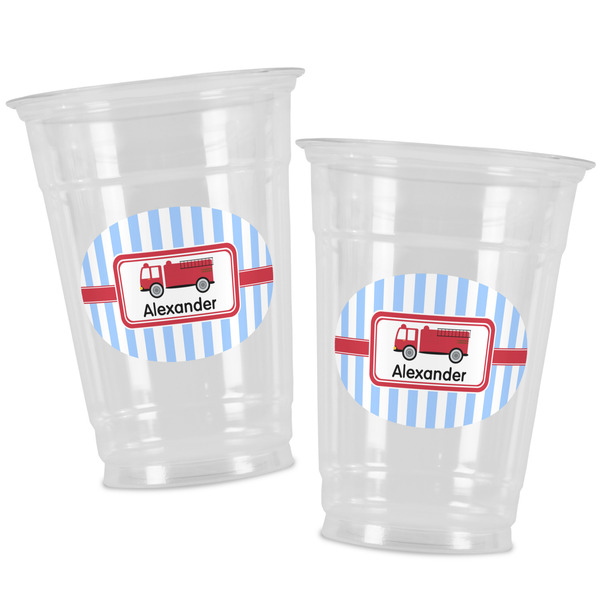 Firetruck Party Cups - 16oz - Alt View