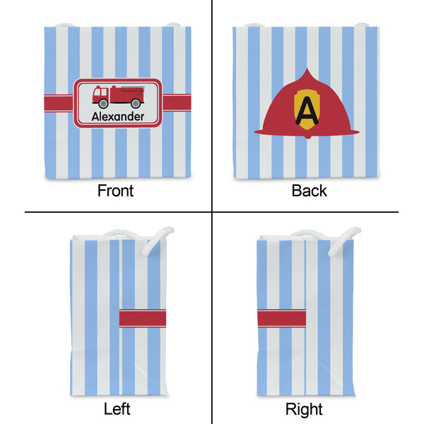 Firetruck Party Favor Gift Bag - Matte - Approval