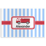 Firetruck Disposable Paper Placemats (Personalized)