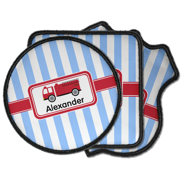 Custom Firetruck Iron on Patches (Personalized)