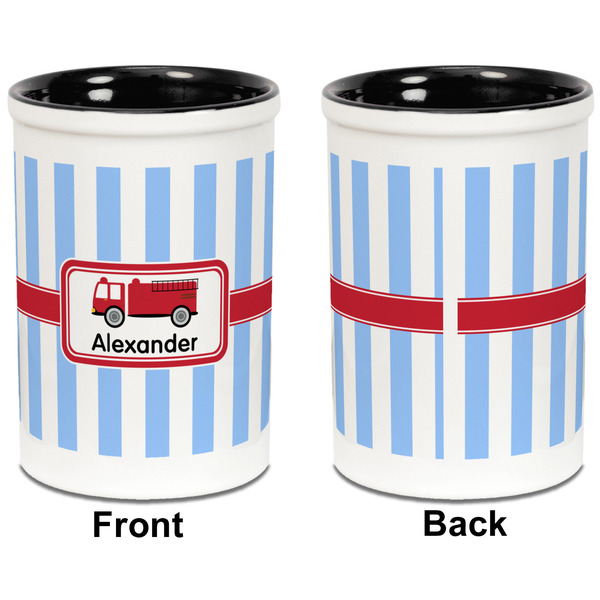 Firetruck Pencil Holder - Black - approval