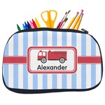 Firetruck Neoprene Pencil Case - Medium w/ Name or Text