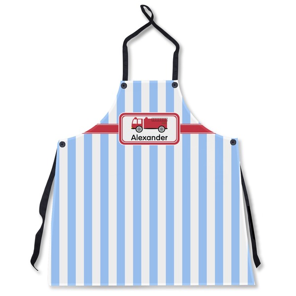 Custom Firetruck Apron Without Pockets w/ Name or Text