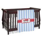 Firetruck Baby Blanket (Single Sided) (Personalized)