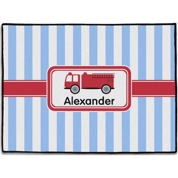 Custom Firetruck Door Mat (Personalized)
