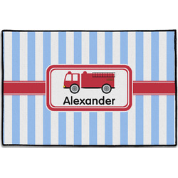 Firetruck Door Mat - 36"x24" (Personalized)
