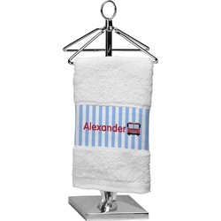 Firetruck Cotton Finger Tip Towel (Personalized)