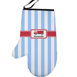 Firetruck Left Oven Mitt (Personalized)