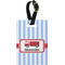 Firetruck Personalized Rectangular Luggage Tag