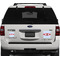 Firetruck Personalized Square Car Magnets on Ford Explorer