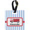 Firetruck Personalized Square Luggage Tag