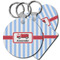 Firetruck Plastic Keychain (Personalized)