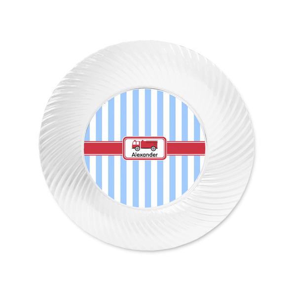 Firetruck Plastic Party Appetizer & Dessert Plates - Approval