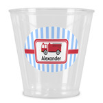 Firetruck Plastic Shot Glass (Personalized)