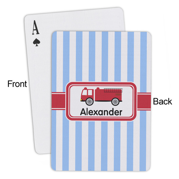 Firetruck Playing Cards - Approval
