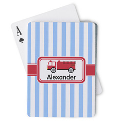 Firetruck Playing Cards (Personalized)